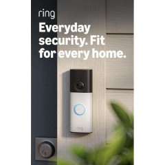 RING Ring Battery Video Doorbell (2nd Gen) - Retinal 2K   White (5dfya5)