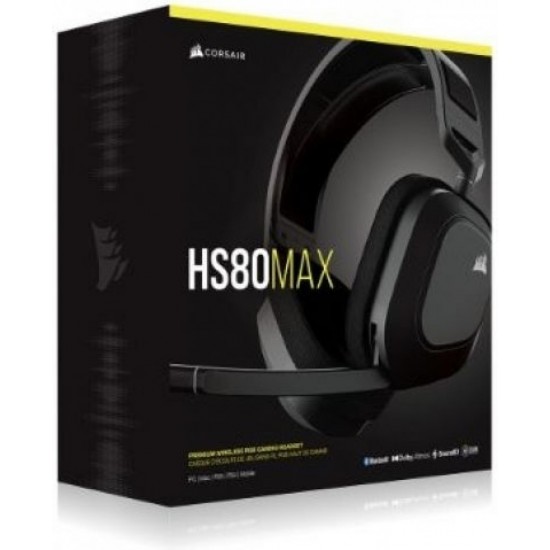 Corsair HS80 Max Premium Wireless RGB Gaming Headset (CA-9011295-WW) Steel Grey