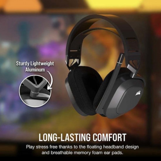 Corsair HS80 Max Premium Wireless RGB Gaming Headset (CA-9011295-WW) Steel Grey