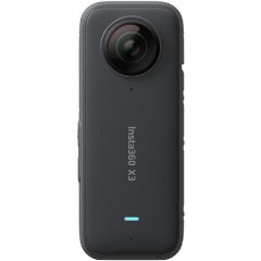 Insta360 X3 Action Camera 5K Λήψης 360° Υποβρύχια με WiFi Μαύρη με Οθόνη