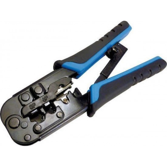 Πρέσα Ακροδεκτών Δικτύου RJ12, RJ11, RJ45, RJ10 με Απογυμνωτή (12-31-0005)