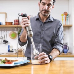 Black & Decker BXHBA1200E Ραβδομπλέντερ με Ανοξείδωτη Ράβδο 1200W Μαύρο