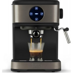 Black & Decker BXCO850E Μηχανή Espresso 850W Πίεσης 20bar Μαύρη