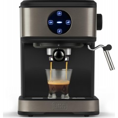 Black & Decker BXCO850E Μηχανή Espresso 850W Πίεσης 20bar Μαύρη