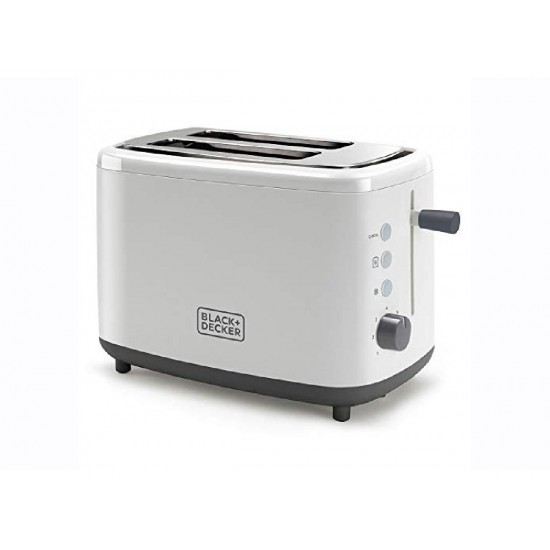 Black -& Decker BXTO820E Φρυγανιέρα 2 Θέσεων 820W Λευκή