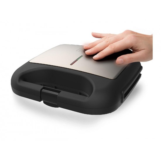 Black & Decker Τοστιέρα για 2 Τοστ 750W (BXSA752E) Inox