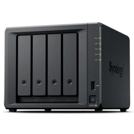 Synology DiskStation DS925+ NAS Tower με 4 θέσεις για HDD/M.2/SSD και 2 θύρες Ethernet