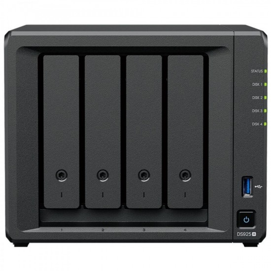 Synology DiskStation DS925+ NAS Tower με 4 θέσεις για HDD/M.2/SSD και 2 θύρες Ethernet