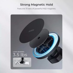 iOttie iTap 3 Magnetic Dash and Windshield Car Mount (ITMNCG107) Black