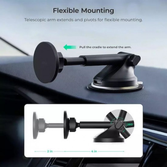 iOttie iTap 3 Magnetic Dash and Windshield Car Mount (ITMNCG107) Black