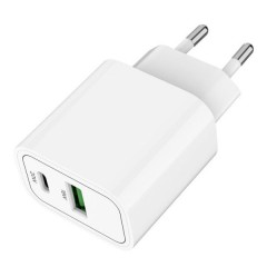 Mobile Origin PD20W Wall Charger USB-A 18W USB-C 20W (FRL-PD20W-MO12) White