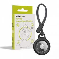 Mobile Origin Airtag Loop Case Holder A1, black - (MO-ALCH-BLK-A1)