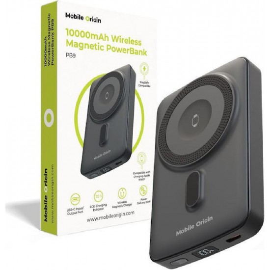 Mobile Origin Wireless Magnetic PowerBank10000mAh PB9 - (MO-WMP-PB9)