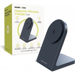 Mobile Origin PW15 Wireless Charger, MagSafe, 15W, 3A, USB-C, Black