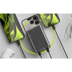 Mobile Origin PB14 MagSafe Power Bank 20000mAh 30W με 2 Θύρες USB-C Power Delivery Γκρι