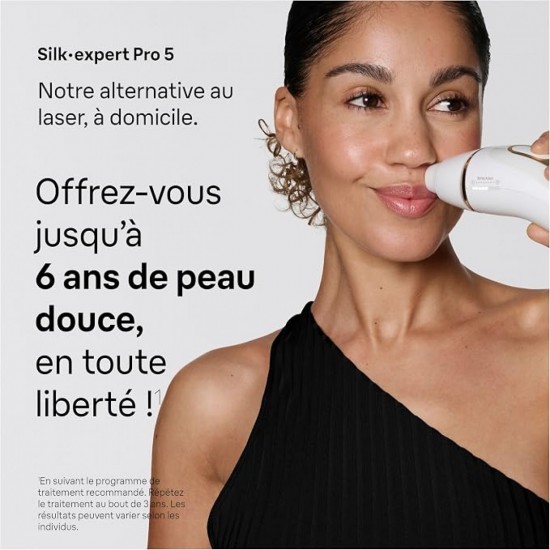 Braun Silk·expert Pro 5 Epilator PL5262 White and Gold