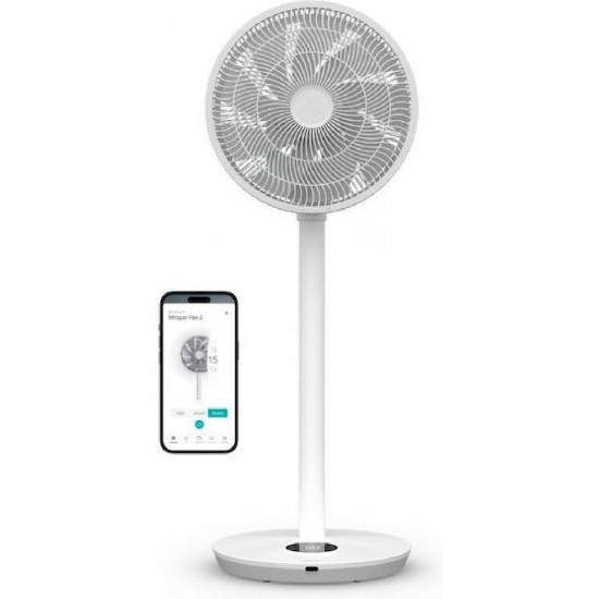 Duux Whisper Flex 2 Smart Ανεμιστήρας Ορθοστάτης 21.5W (DXCF71) White