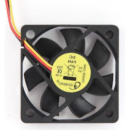 Gembird Case Fan 50mm με Σύνδεση 3-Pin (D50BM-12AS)