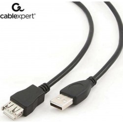 Cablexpert USB 2.0 Extension Cable 3m (CCP-USB2-AMAF-10) Black