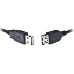 Cablexpert USB 2.0 Extension Cable 3m (CCP-USB2-AMAF-10) Black