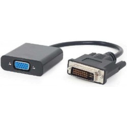 CABLEXPERT DVI-D TO VGA ADAPTER CABLE BLACK (A-DVID-VGAF-01)