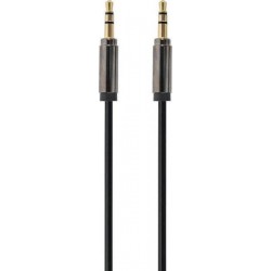 Cablexpert Καλώδιο 3.5mm male - 3.5mm male Μαύρο 1.8m (CCAP-444-6)