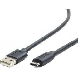 CABLEXPERT USB2,0 AM TO TYPE-C CABLE 1M BLACK RETAIL PACK
