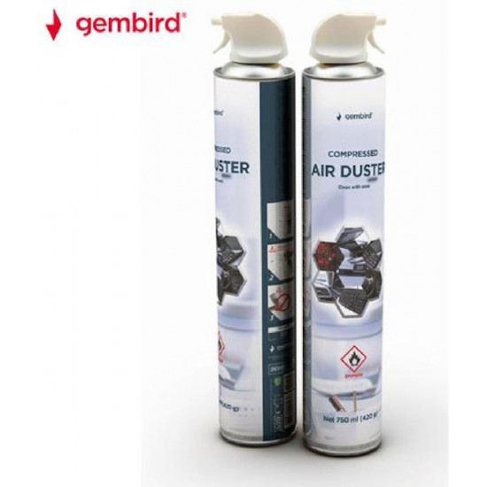 Gembird Spray Συμπιεσμένου Αέρα Αέρας Καθαρισμού 750ml