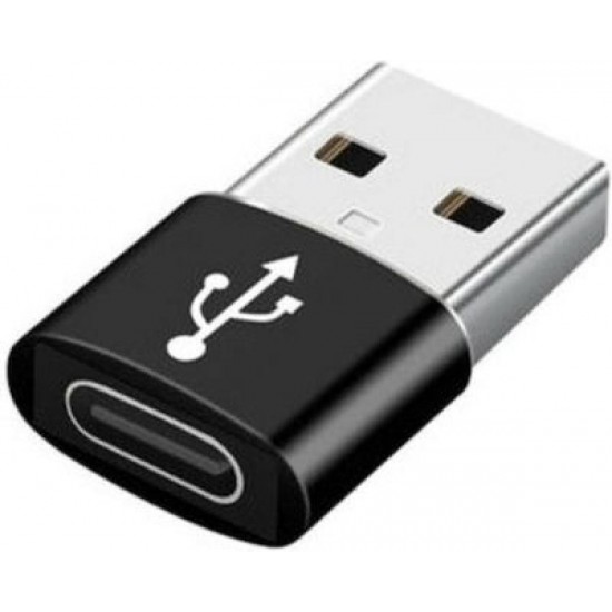 Cablexpert USB AM to Type-C Female Adapter (A-USB2-AMCF-02) Black