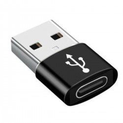 Cablexpert USB AM to Type-C Female Adapter (A-USB2-AMCF-02) Black