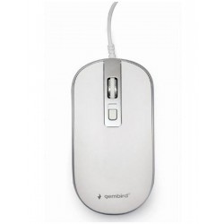 Gembird Ενσύρματο Ποντίκι (MUS-4B-06) Ασημί