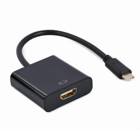 Cablexpert Μετατροπέας USB-C male σε HDMI female 15CM (A-CM-HDMIF-04)