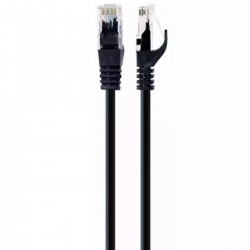 Cablexpert F/UTP Cat.6 Καλώδιο Δικτύου Ethernet 1.5m (PP6U-1.5M/BK) Μαύρο