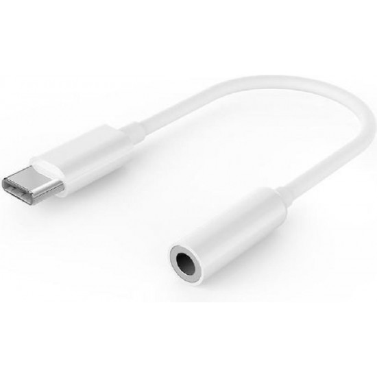 Gembird Μετατροπέας USB-C female σε 3.5mm female Λευκό 1τμχ (A-CM-3.5F-01)