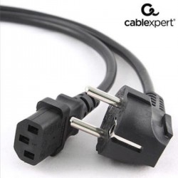 Cablexpert Cord Schuko - IEC C13 Cable 1.8m (PC-186-1M) Black