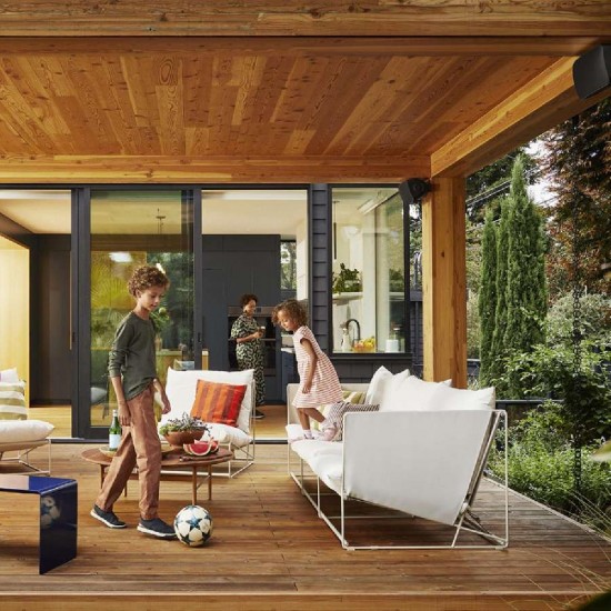 Sonos Outdoor by Sonance Αυτοενισχυόμενα Επιτοίχια Ηχεία (OUTDRWW1BLK) Black (Ζεύγος)