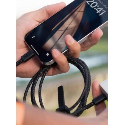 Xtorm Braided USB 2.0 Cable USB-C male - USB-C 240W 1.5m (CX3091) Μαύρο