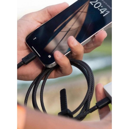 Xtorm Braided USB 2.0 Cable USB-C male - USB-C 240W 1.5m (CX3091) Μαύρο