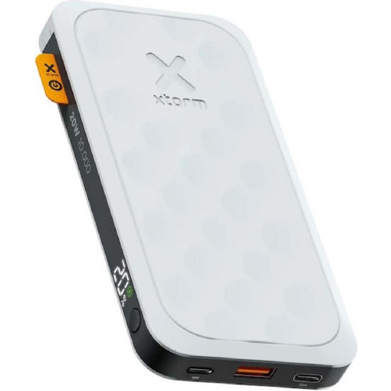 Xtorm Power Bank 10000mAh 20W με Θύρα USB-A και 2 Θύρες USB-C Λευκό