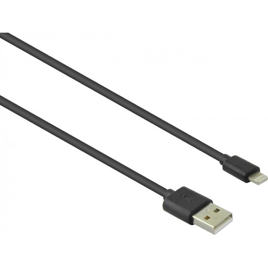 Lamtech Lightning Charging Cable 1m (LAM444519) Black