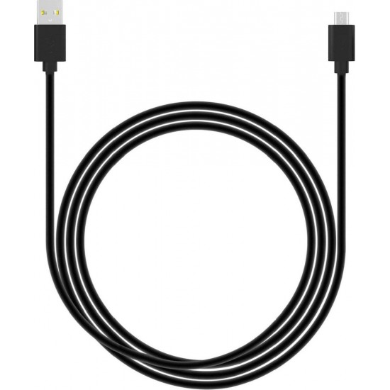 Lamtech microUSB Charging Cable 2m (LAM440962) Black