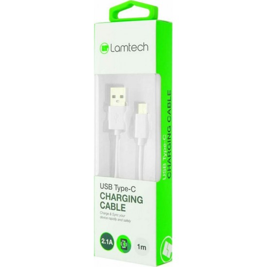 Lamtech Type C Charging Cable 1m (LAM442928) White
