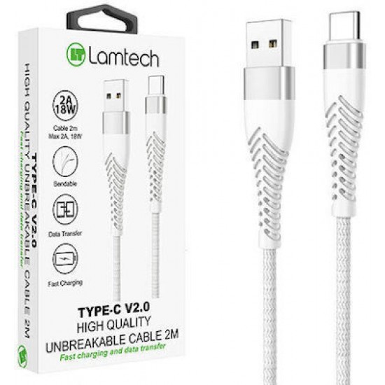 Lamtech Cable Type C V2.0 2m (LAM450299)