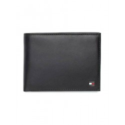 Tommy Hilfiger Ανδρικό Πορτοφόλι Μαύρο Eton Flap AM0AM00652 002