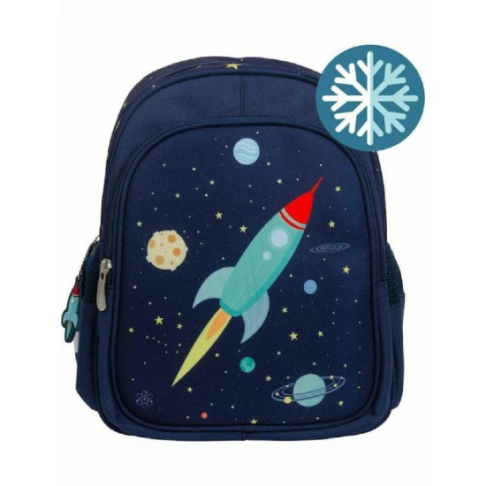 A little lovely company Tσάντα Πλάτης Νηπιαγωγείου με Ισοθερμική Θήκη (BPSPBU40) Space