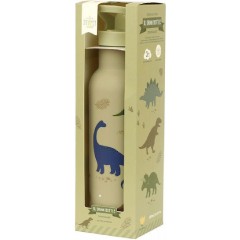 A Little Lovely Company XL Παιδικό Παγούρι Θερμός Ανοξείδωτο με Καλαμάκι 500ml (DBSXDI75) Dinosaurs