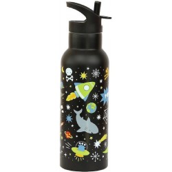 A Little Lovely Company: XL Μπουκάλι με διπλό τοίχωμα από ανοξείδωτο ατσάλι 500ml Galaxy