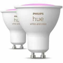 Philips Smart Λάμπες LED για Ντουί GU10 RGBW 400lm Dimmable 2τμχ