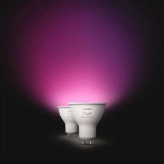 Philips Smart Λάμπες LED για Ντουί GU10 RGBW 400lm Dimmable 2τμχ