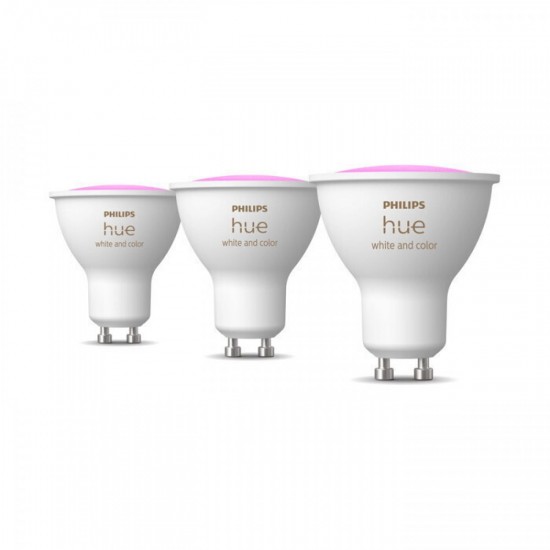 Philips Smart Λάμπα LED 4.2W για Ντουί GU10 RGBW 400lm Dimmable